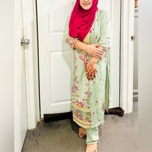 Indian Pakistani party dress kurta set